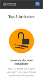 Mobile Screenshot of lockpickinguniversiteit.nl